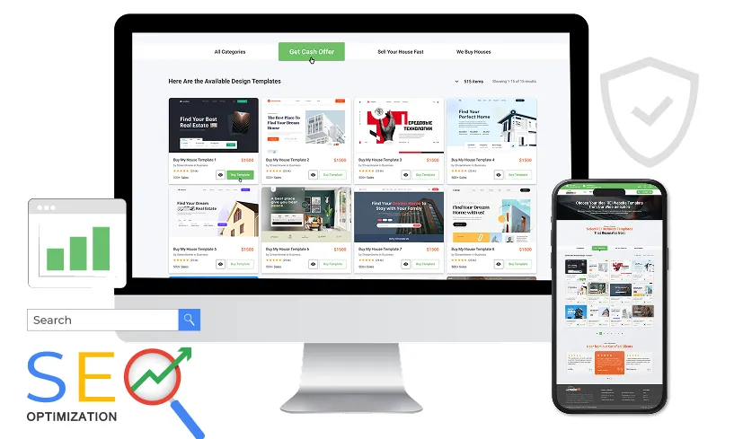 Real estate website template
