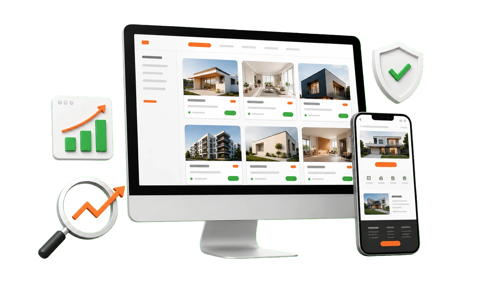 Real estate website template