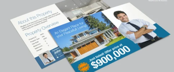 Real Estate Postcard